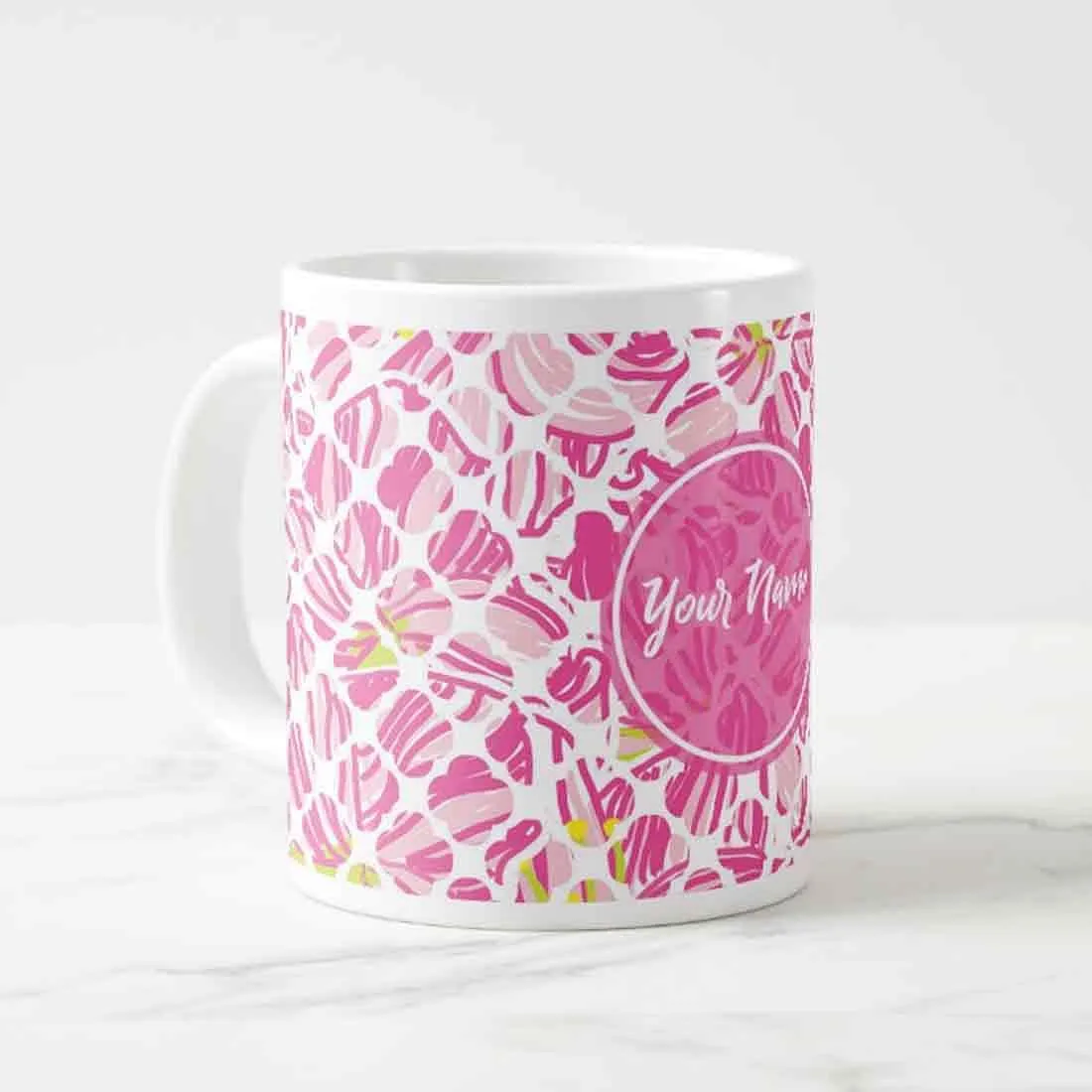 Photo Mug Printing Near Me - Pink Checks