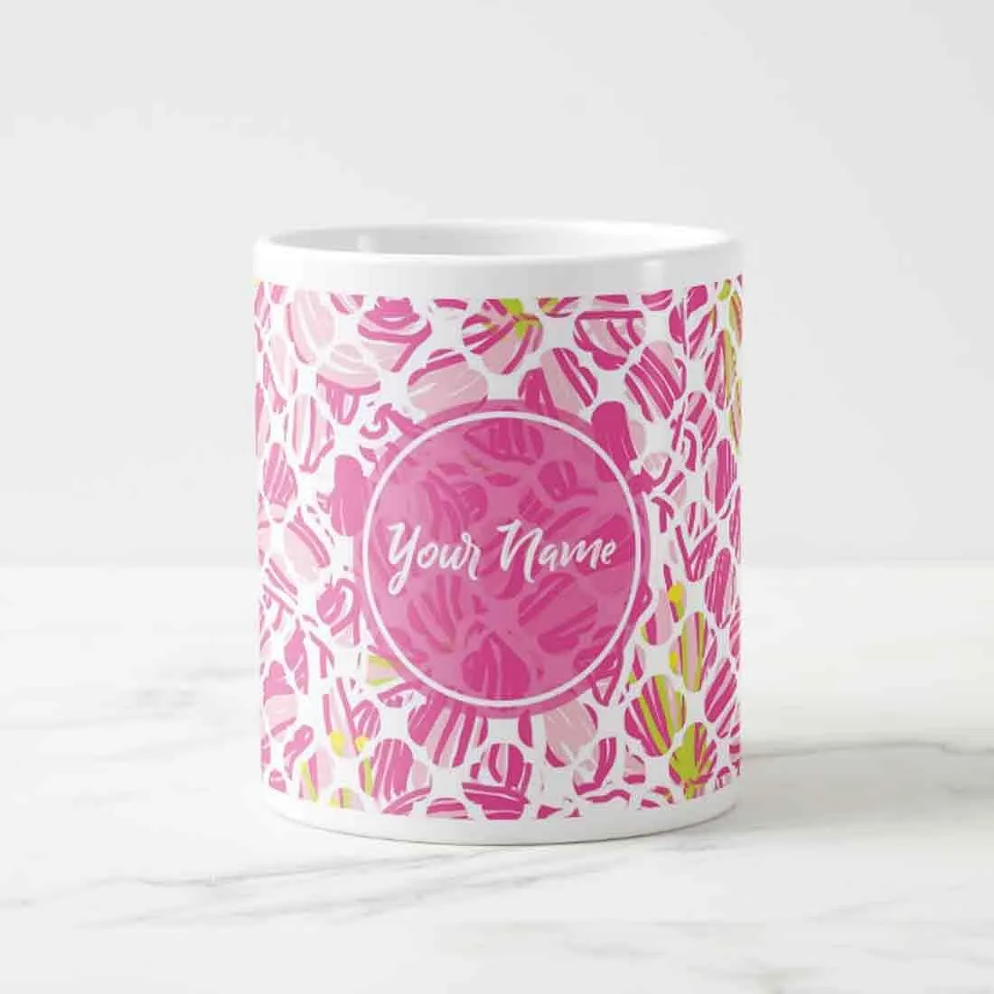 Photo Mug Printing Near Me - Pink Checks