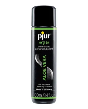 Pjur Aqua Aloe Vera Water Based Personal Lubricant - 100 Ml Bottle