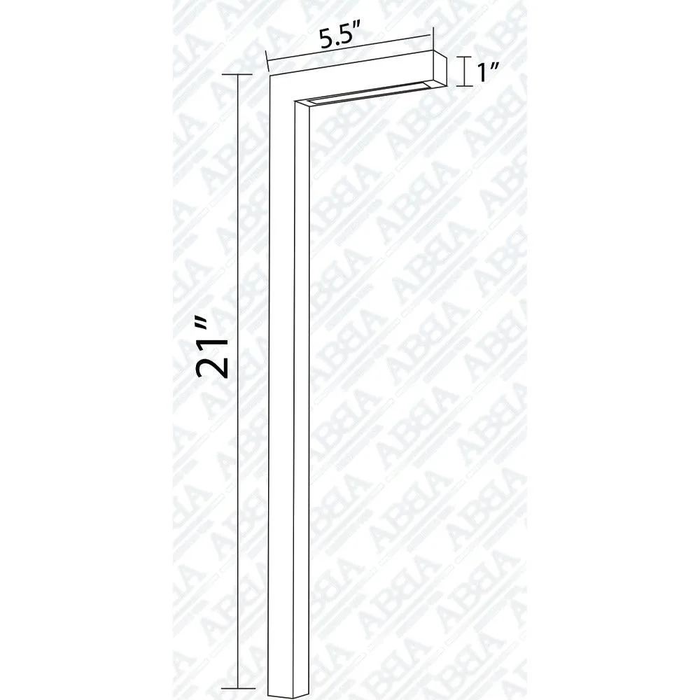 PLB10 LED Brass L-Shaped Low Voltage Landscape Lighting Path Light