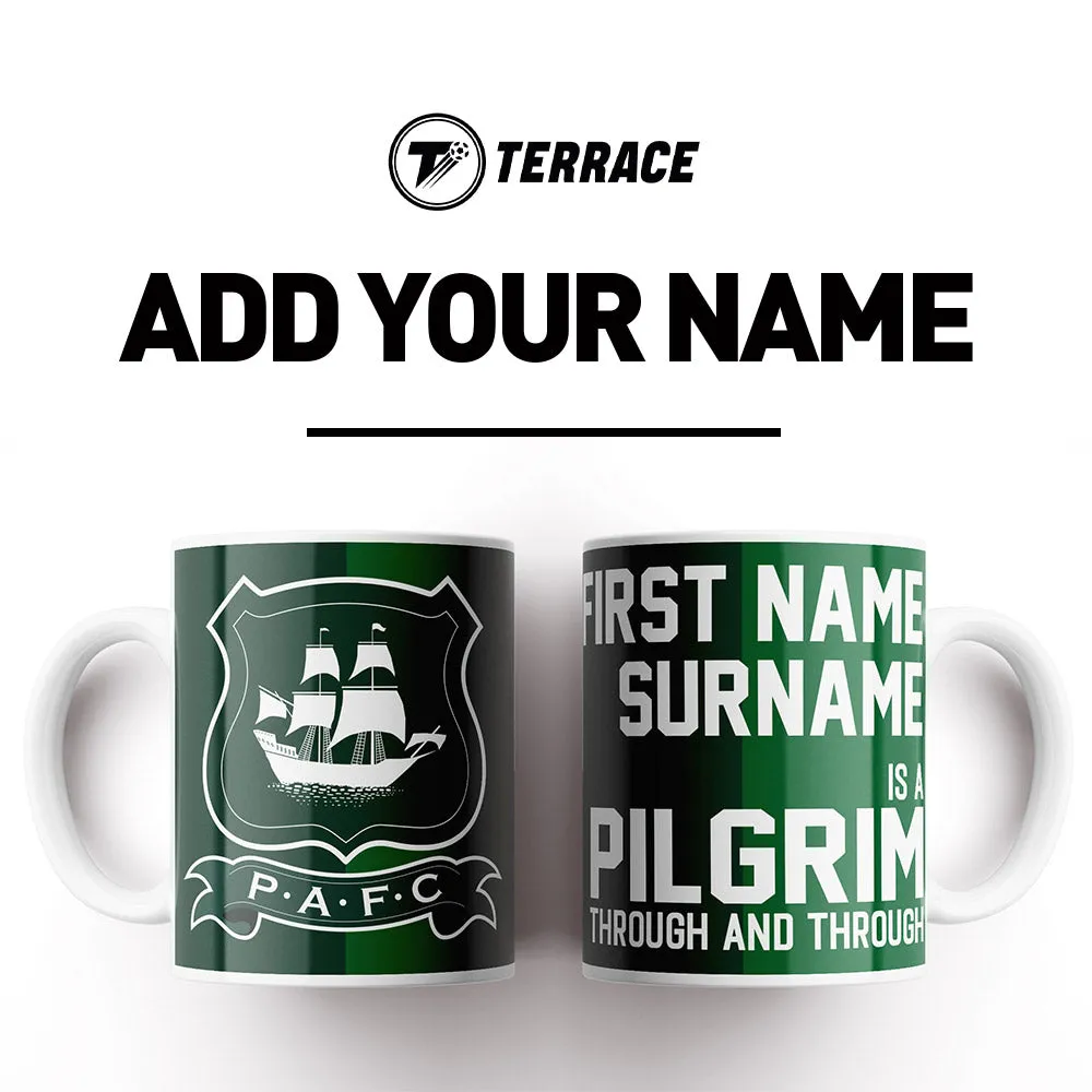 Plymouth Argyle Through & Through Personalised Mug