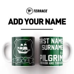 Plymouth Argyle Through & Through Personalised Mug