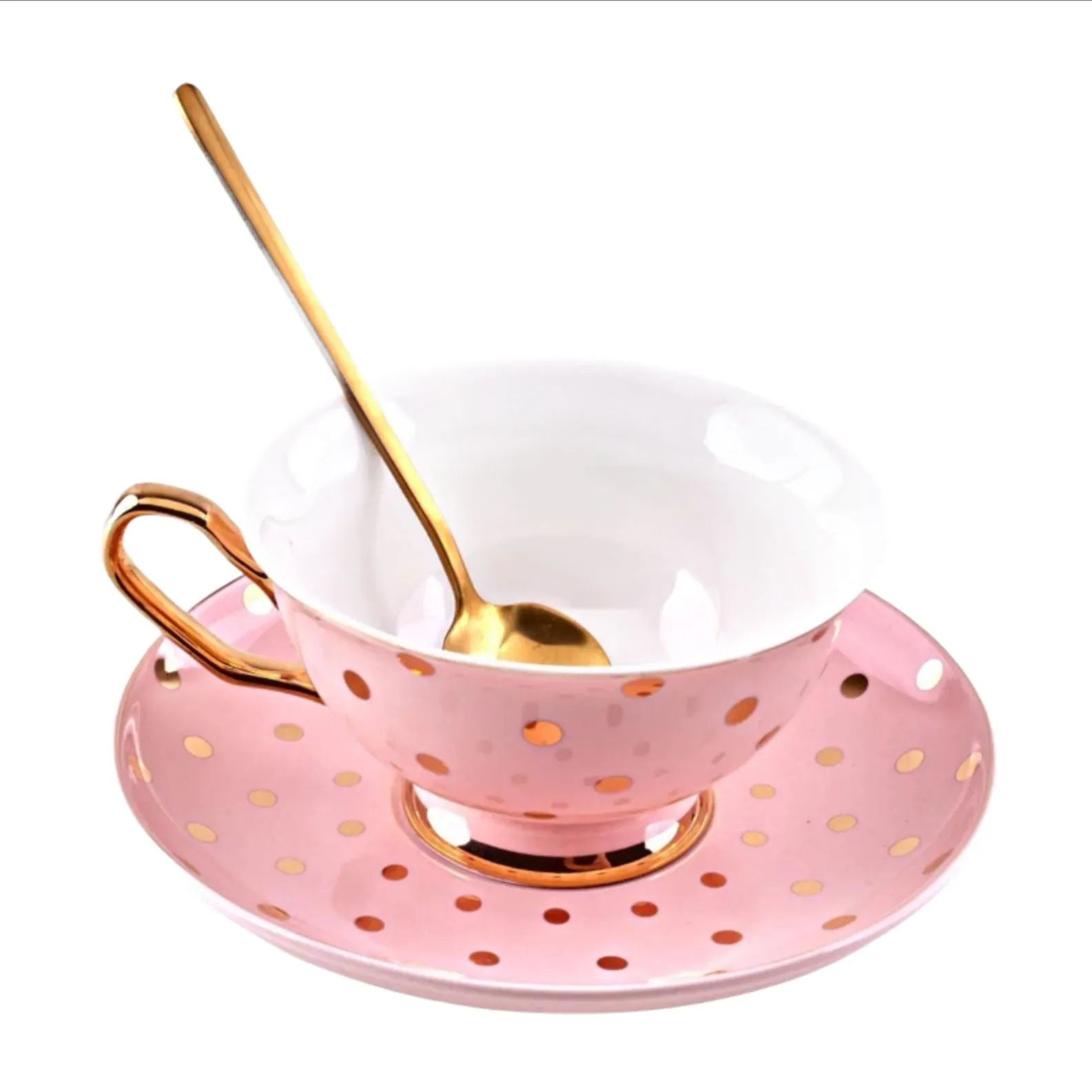 POLKA CUP AND SAUCER