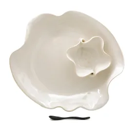 Porcelain Swirl Large Chip & Dip