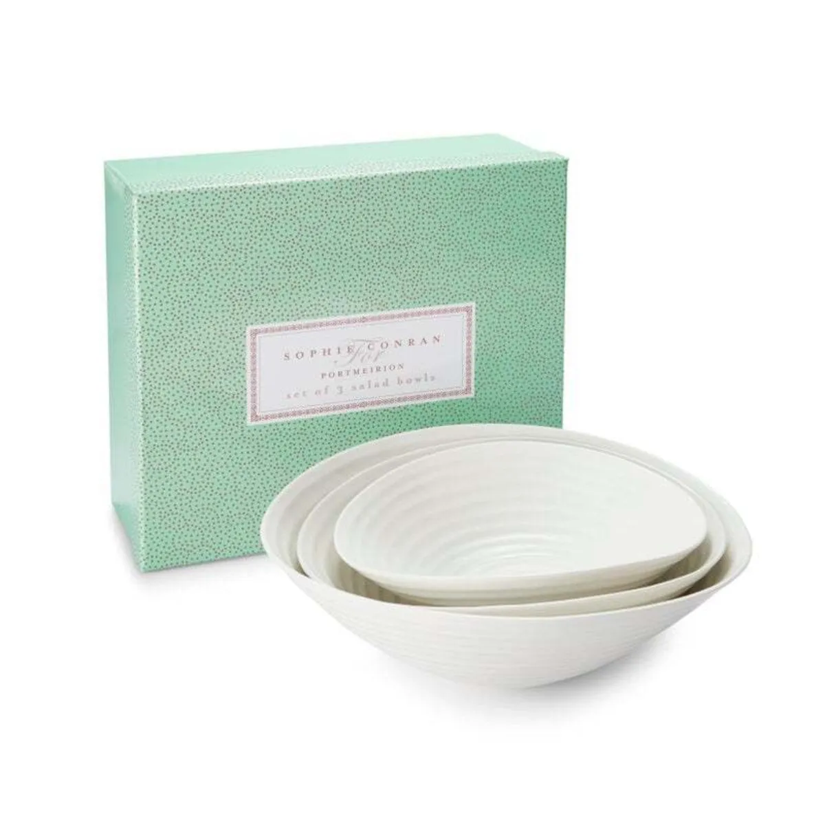 Portmeirion Sophie Conran Salad Bowls Set of 3