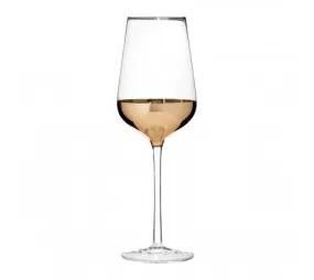 PREMIER S/4 HORIZON 522ML WINE GLASSES CLEAR/GOLD - 1405287