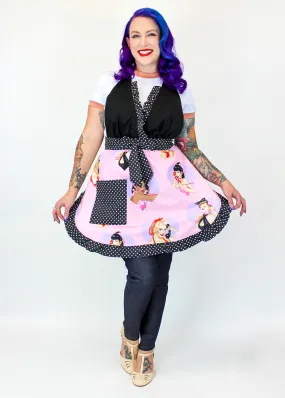 Purple Pin Up Apron