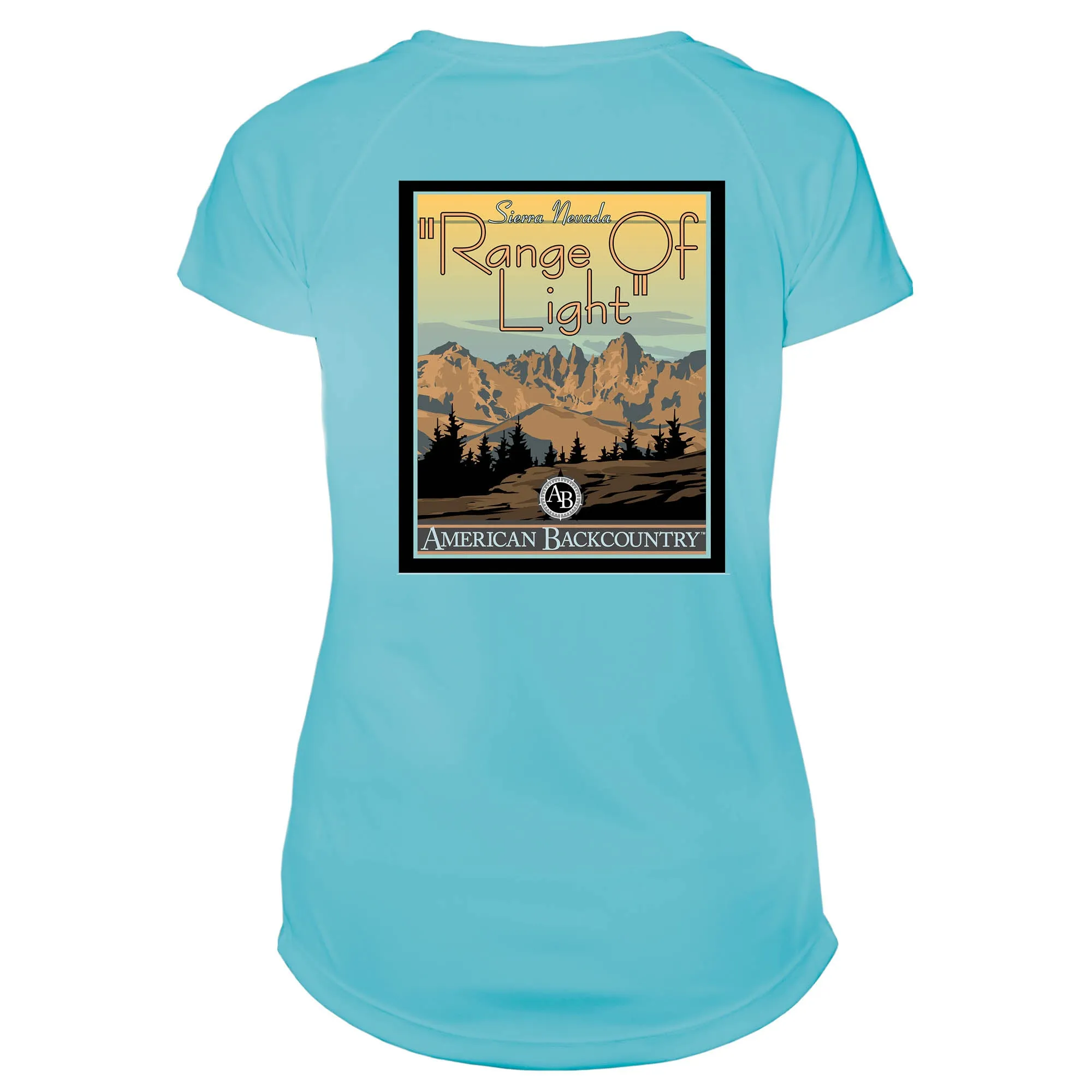 Range Of Light Vintage Destinations Microfiber Women's T-Shirt