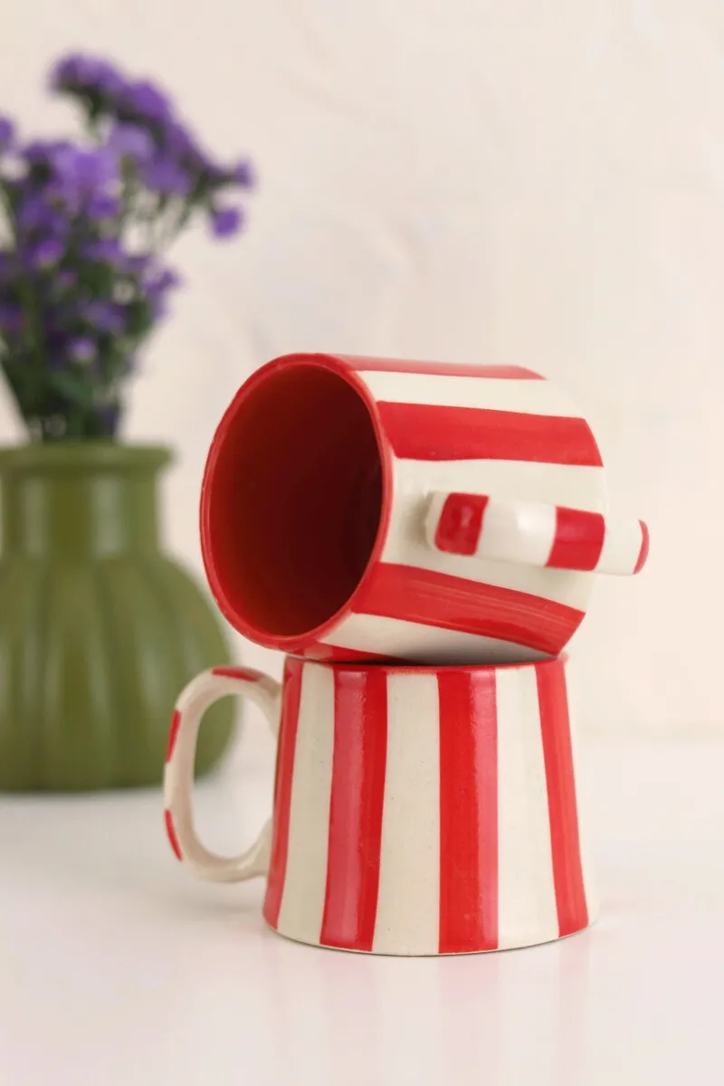 Red Stripe Mug