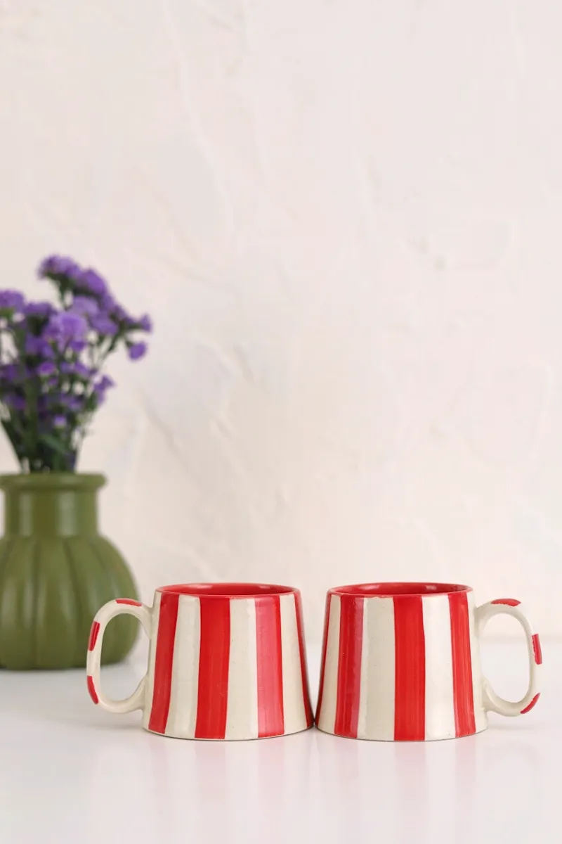 Red Stripe Mug