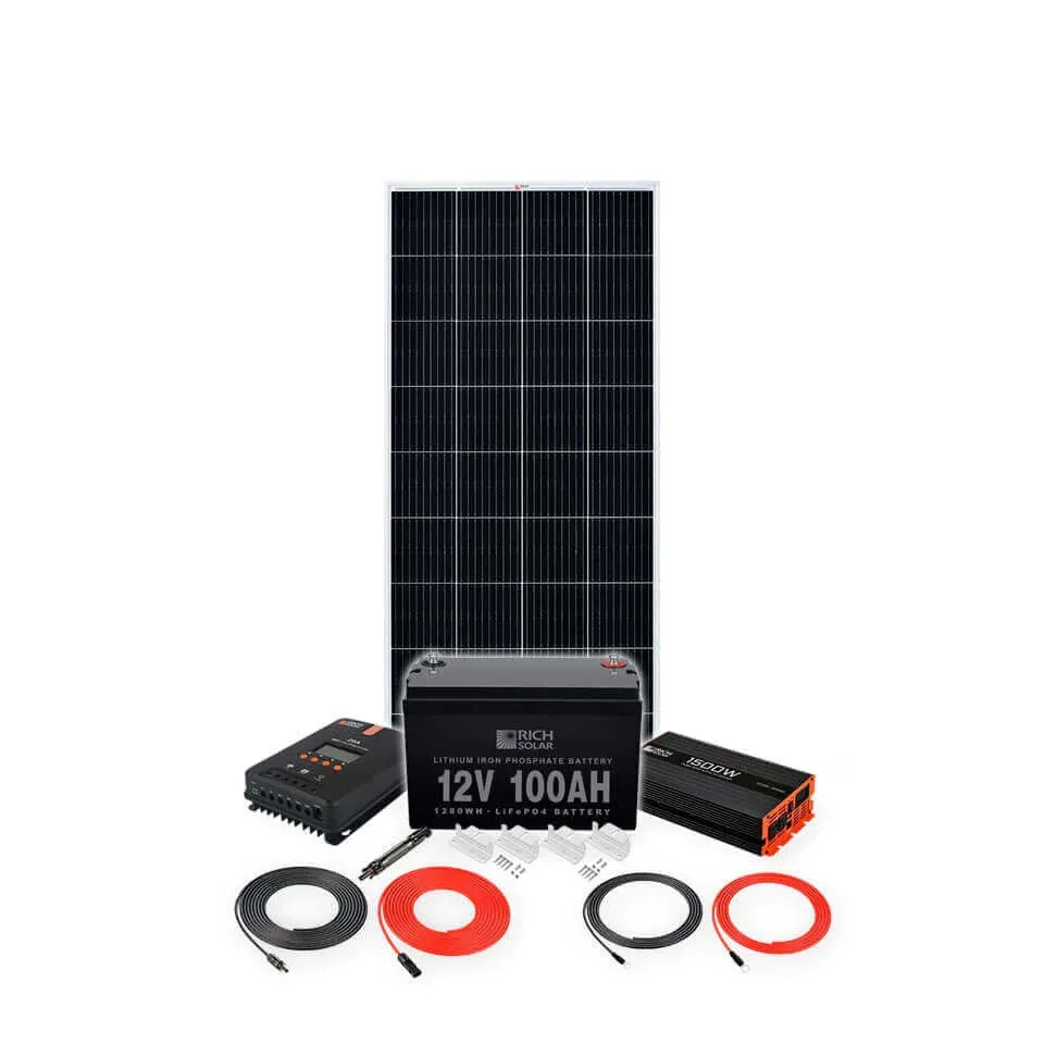 Rich Solar 200 Watt Complete Solar Kit