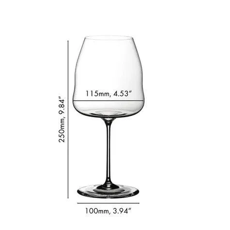 RIEDEL WINE WINGS PINOT NOIR GLASS - MADE IN GERMANY