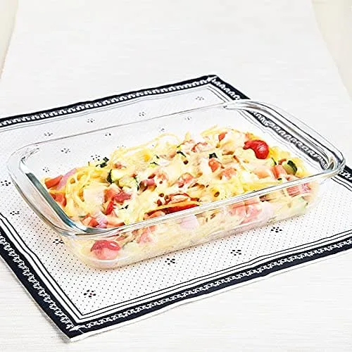 Royal Cuisine Glassware, Rectangular Oven Dish, Casserole bakeware, Heavy Duty Oven Dish, Glass Lasagne Tray