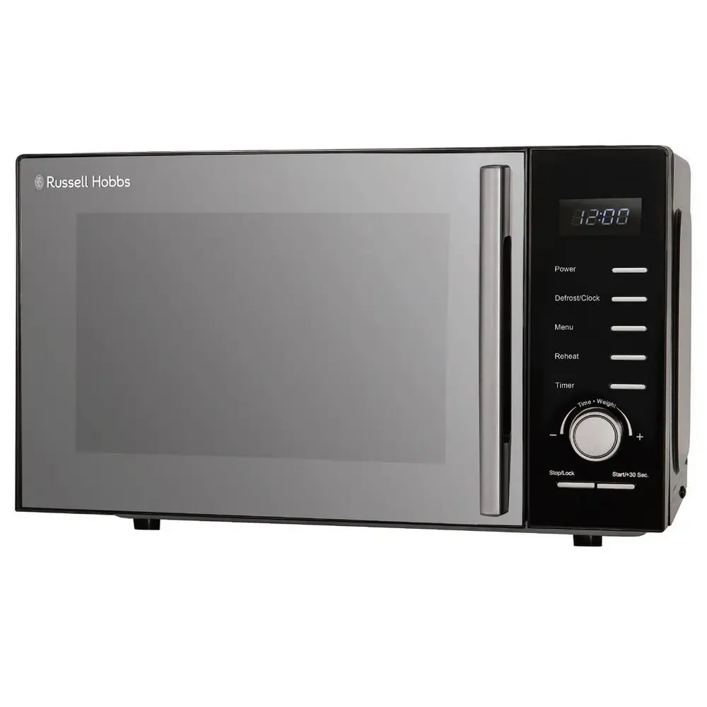 Russell Hobbs RHM2348B 900W 23 Litre Solo Microwave Oven, Black