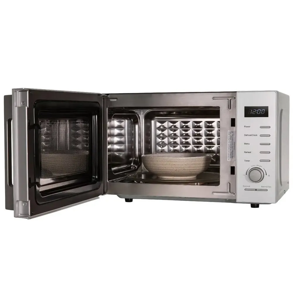 Russell Hobbs RHM2348S 900W 23 Litre Solo Microwave Oven, Silver