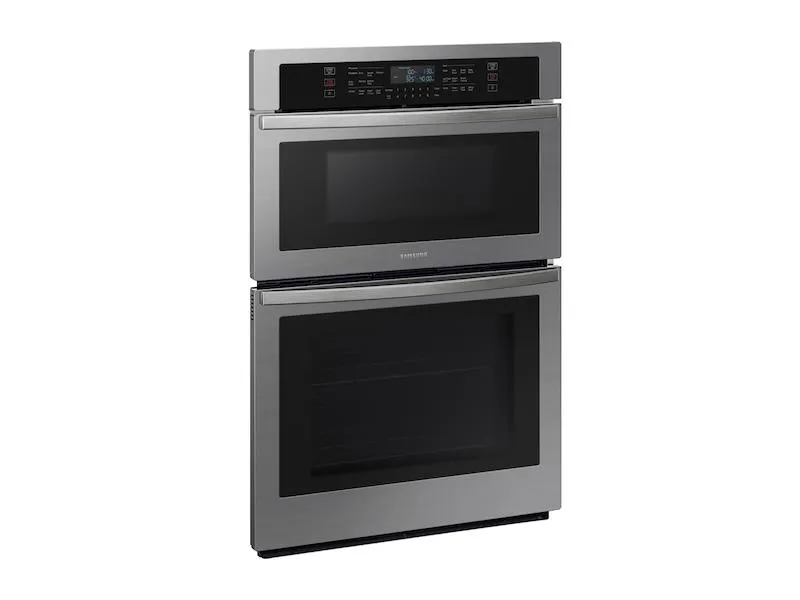 Samsung NQ70T5511DS 30" Smart Electric Wall Oven with Microwave Combination in Stainless Steel