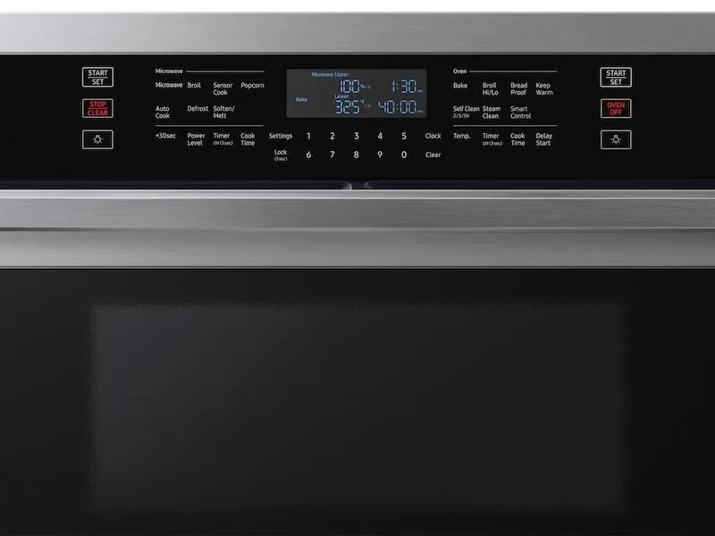 Samsung NQ70T5511DS 30" Smart Electric Wall Oven with Microwave Combination in Stainless Steel