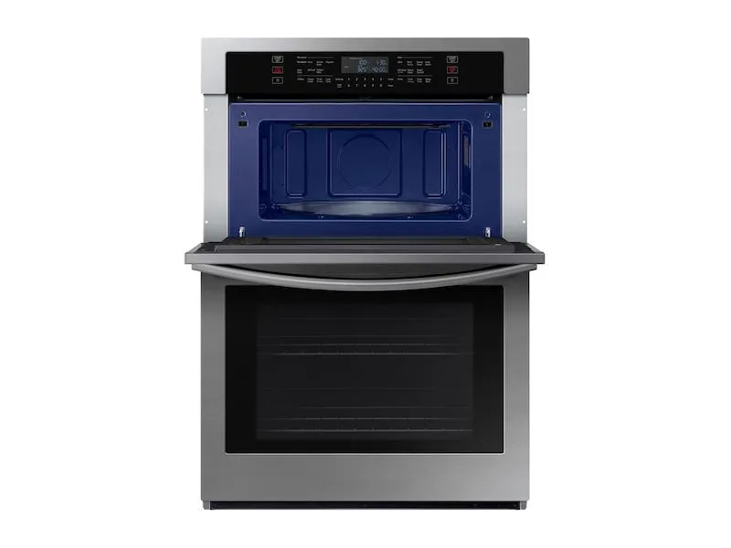 Samsung NQ70T5511DS 30" Smart Electric Wall Oven with Microwave Combination in Stainless Steel