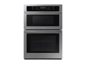 Samsung NQ70T5511DS 30" Smart Electric Wall Oven with Microwave Combination in Stainless Steel