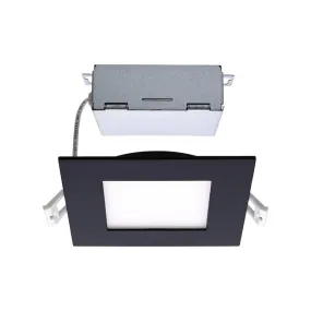 Satco S11876 4" 10W LED Square Direct Wire Edge-Lit Downlight, CCT Selectable