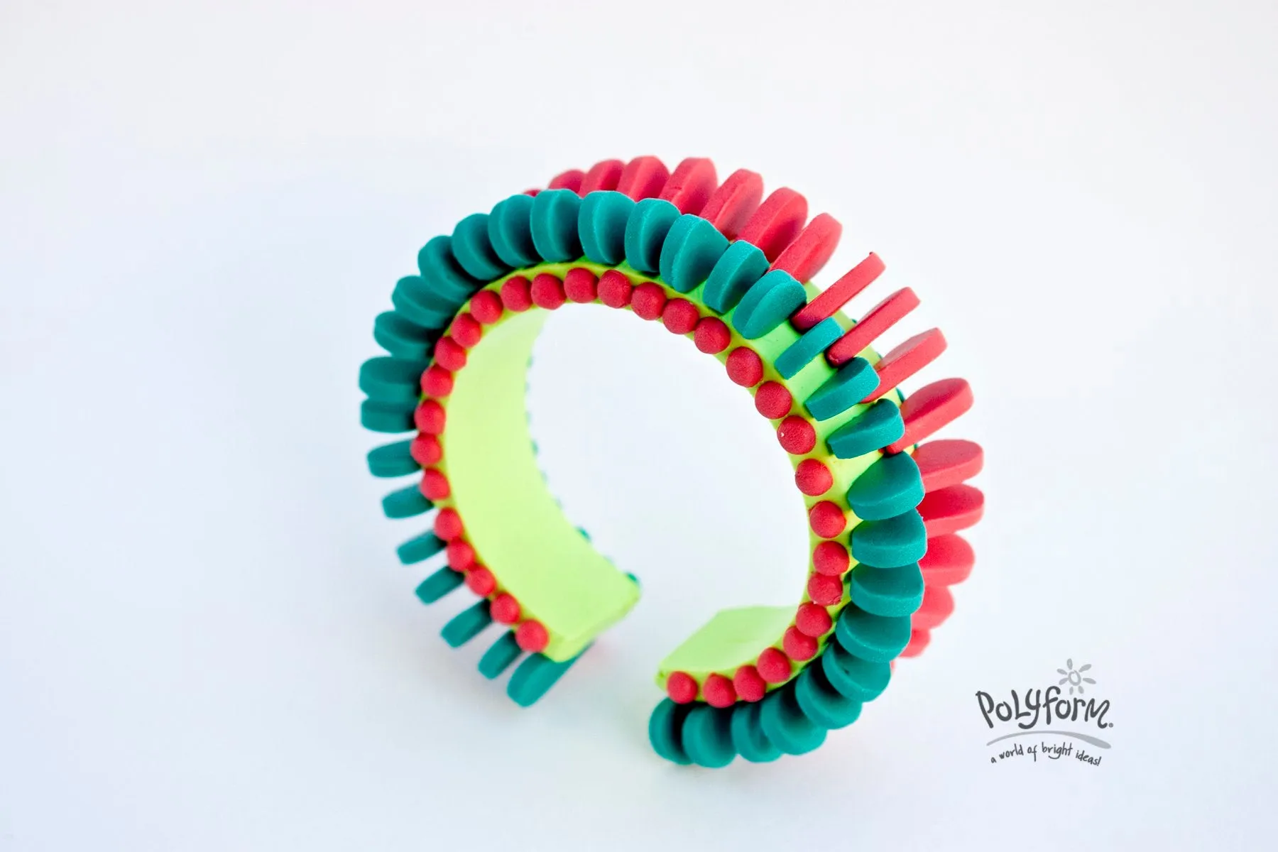 Sculpey Soufflé Retro Paddle Bracelet