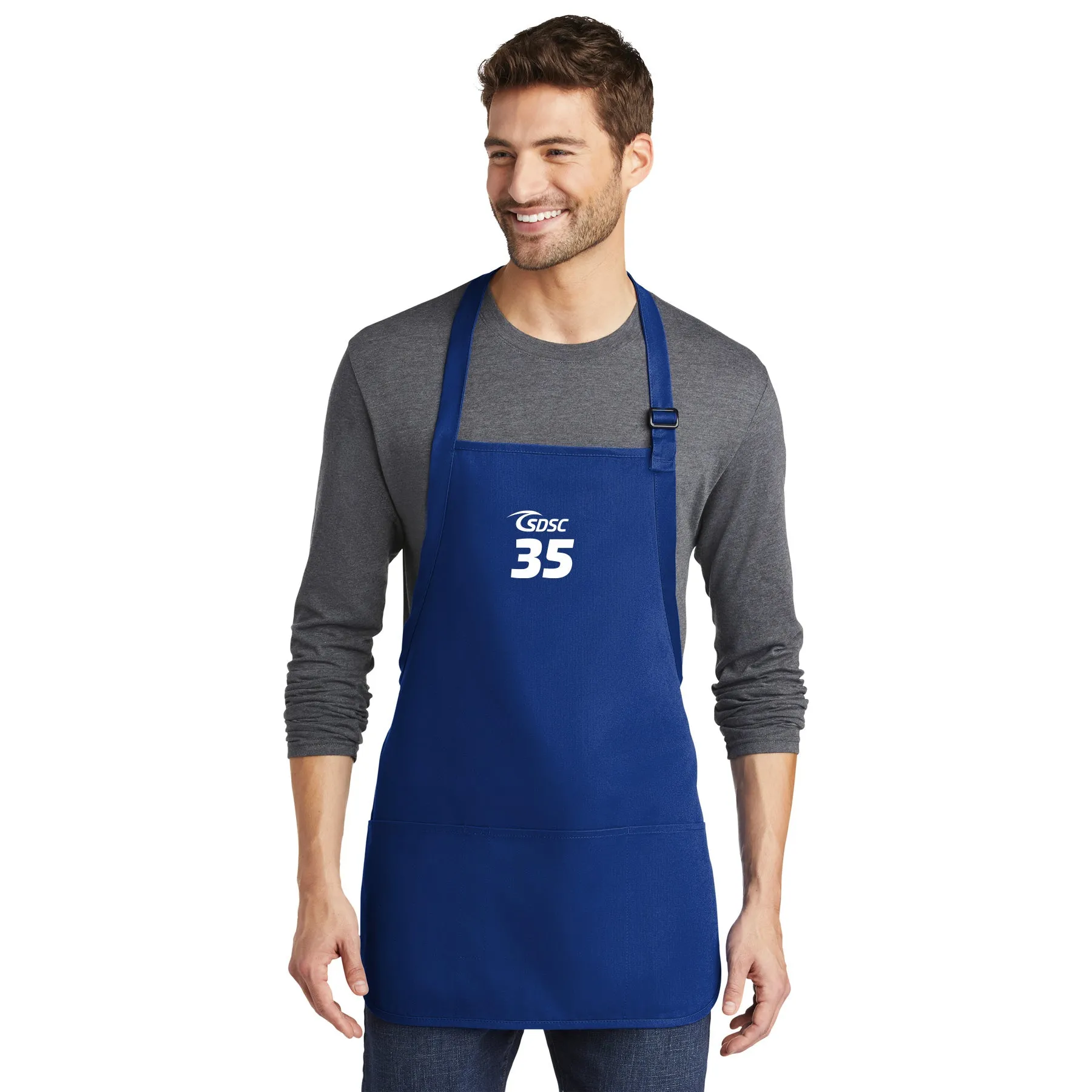 SDSC LOGO PLAYER APRON