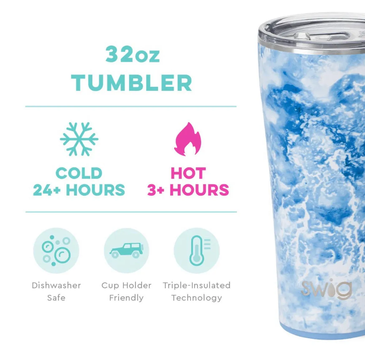 Sea Spray Tumbler (32OZ)