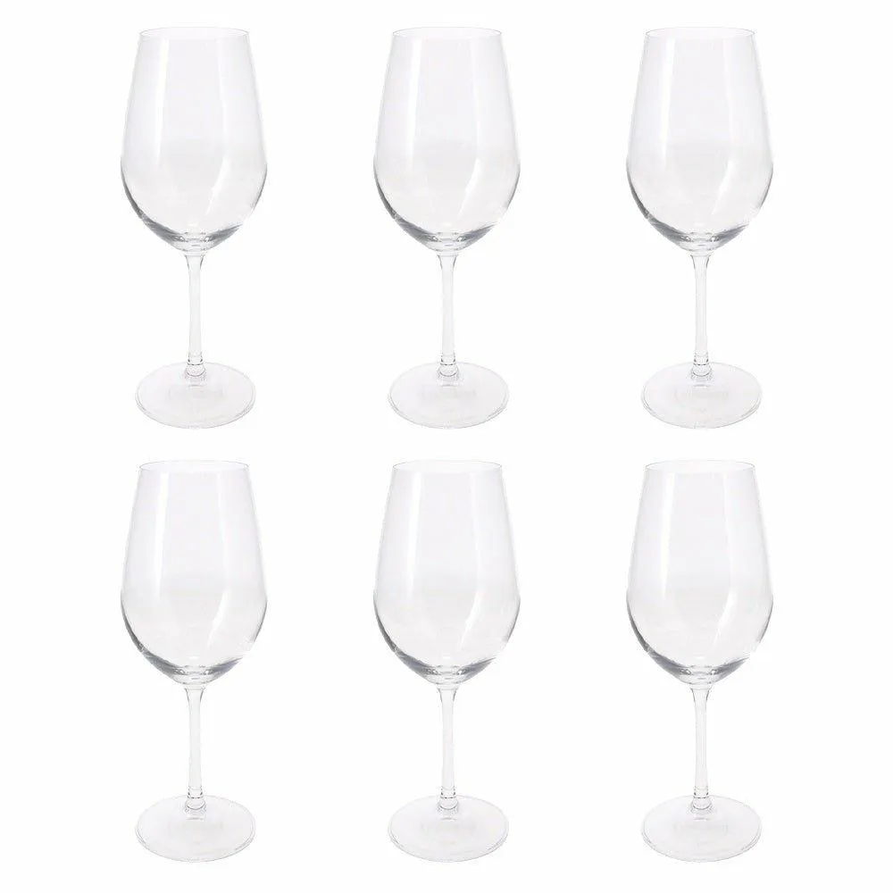 Set of 6 Dartington Red Wine Glasses