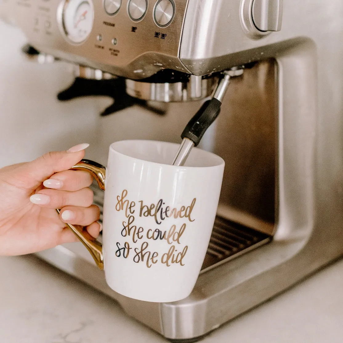 She Believed She Could Coffee Mug