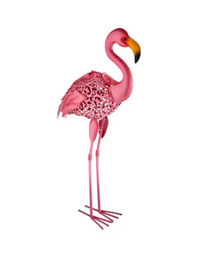 Silhouette Flamingo Solar Garden Light