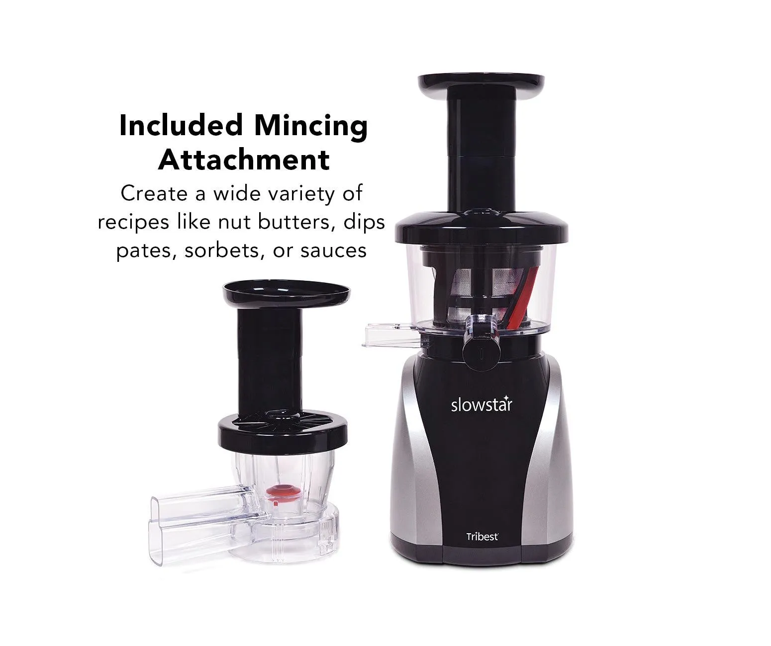 Slowstar® Vertical Slow Juicer & Mincer