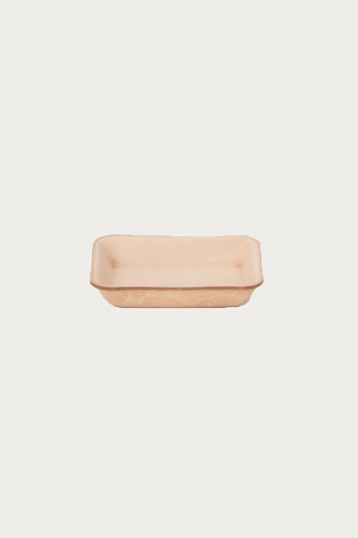 Small Leather Tray - Natural