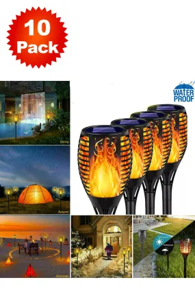 Solar Garden Torch Light - 10/20 Pack