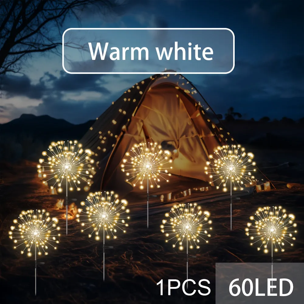 Solar LED Decorative Lights, 8 Lighting Modes for Path and Villa Festival Decoration