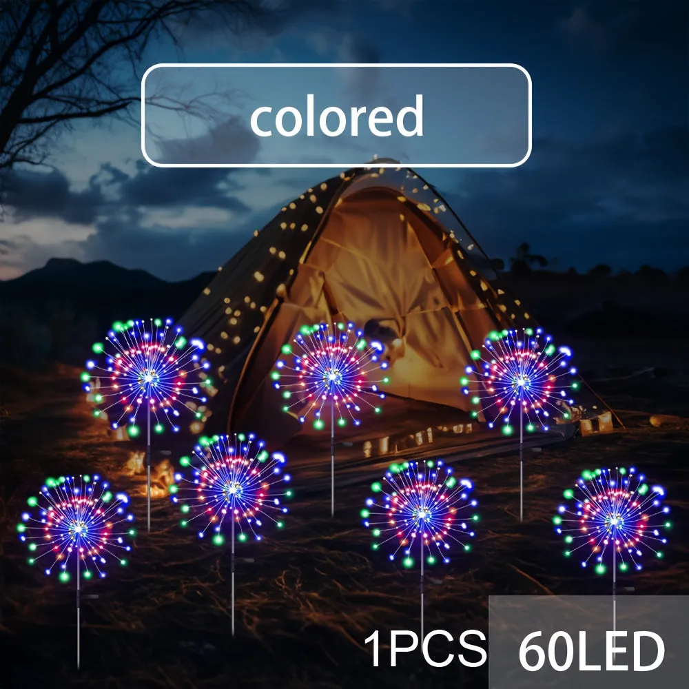 Solar LED Decorative Lights, 8 Lighting Modes for Path and Villa Festival Decoration