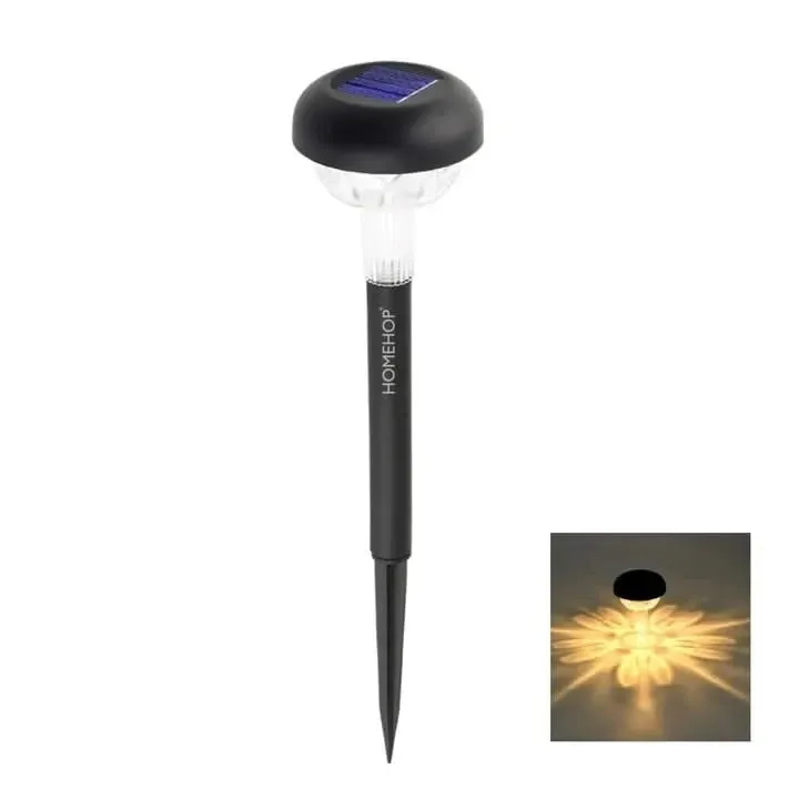 Solar Spike Lighting Decorative Path Light For Outdoor Garden (Warm), Renewed