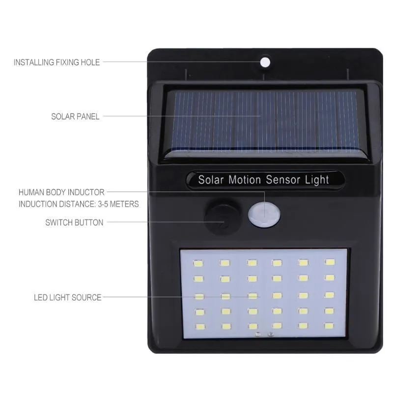 Solar Waterproof Wall Light