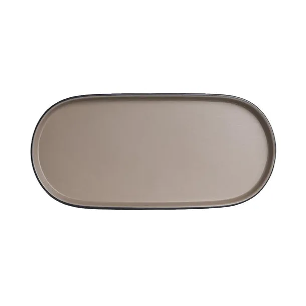 Steelite Baja Sandstone Oval Trays 292mm (Pack of 24) - VV4139