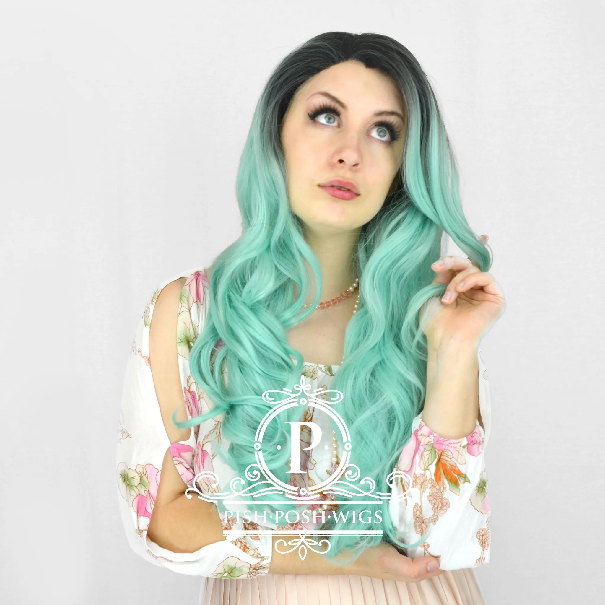 Stefani - Mint Green Wig