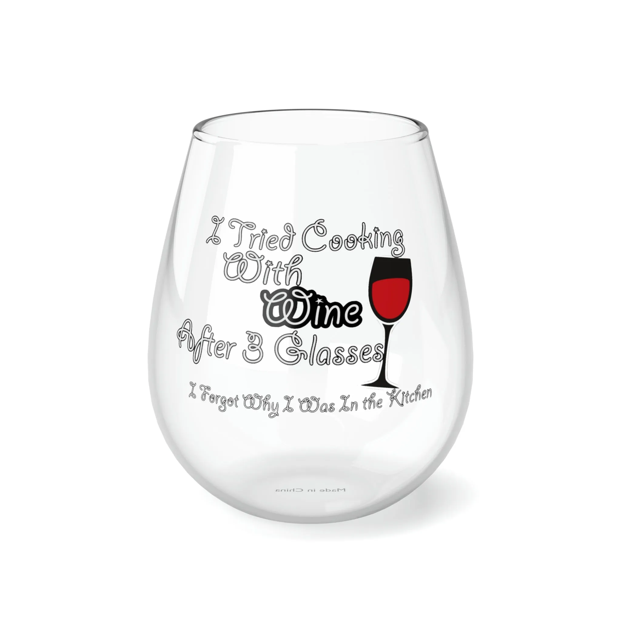 Stemless Wine Glass. Cute Glass For Wine. Gift for Wine Drinkers. Gift For Her. Gift For Mom. Wine Lover. Wine Glass