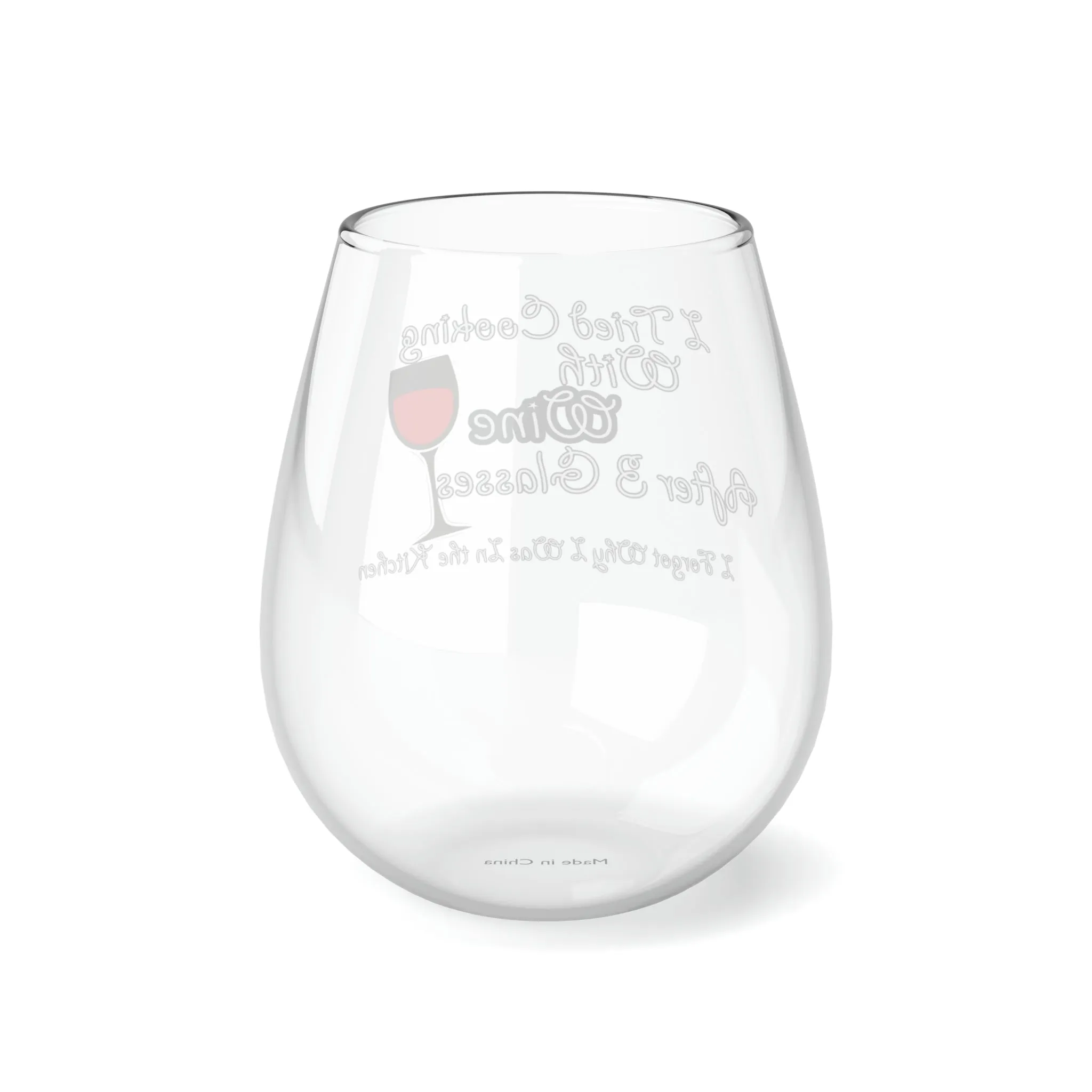 Stemless Wine Glass. Cute Glass For Wine. Gift for Wine Drinkers. Gift For Her. Gift For Mom. Wine Lover. Wine Glass