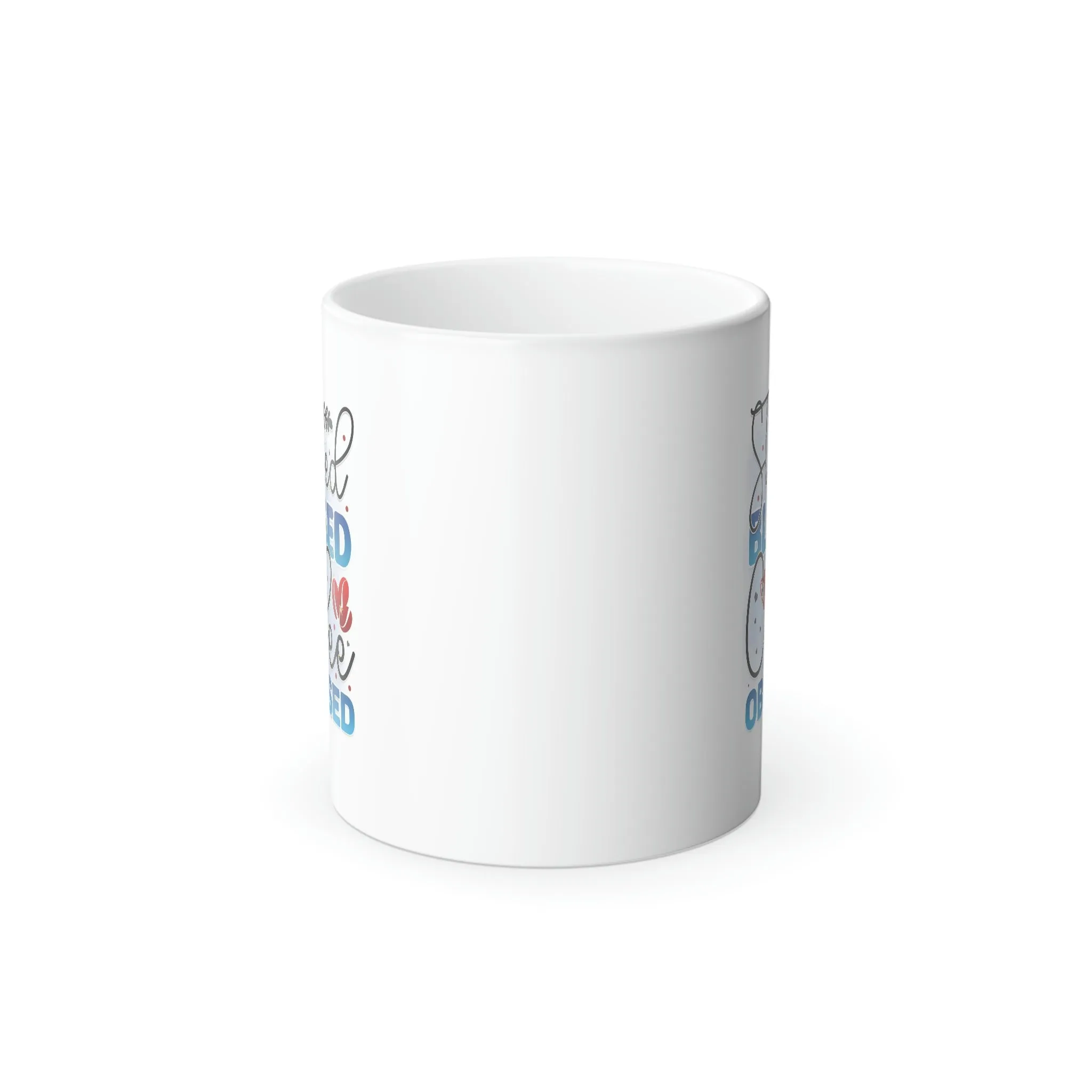 Stressed, blessed & coffee obsessed 11oz Color Morphing Mug