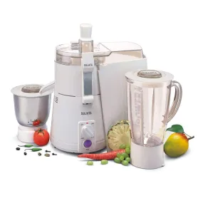 Sujata KI-28012 900-Watt Juicer Mixer Grinder with 2 Jars (White)