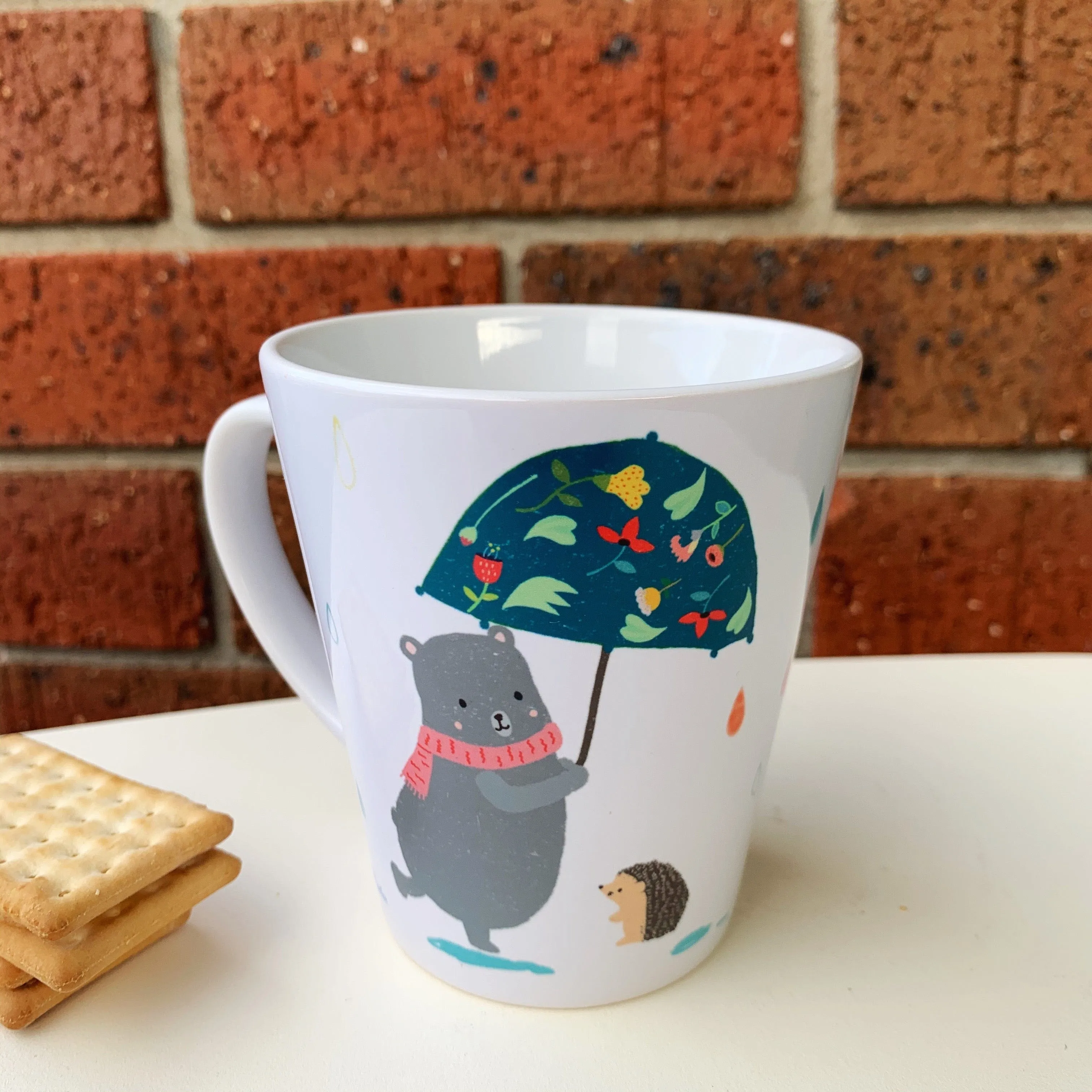 Suki McMaster Mug - Hold onto the Freedom in the Rain