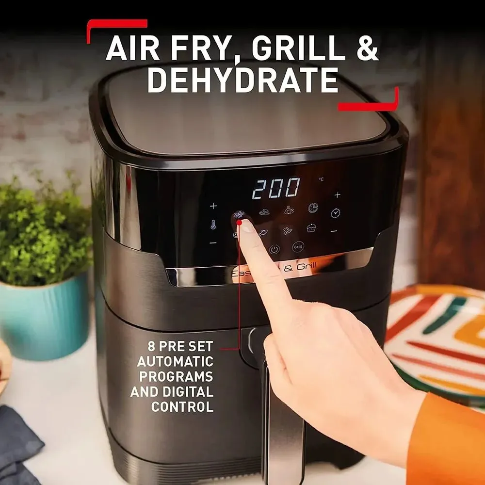 Tefal EY505827 EasyFry Precision 2 in1 Digital Air Fryer & Grill 4.2L - Black