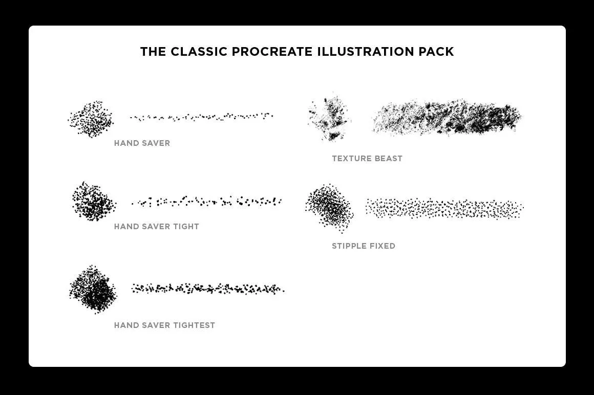 The Classic Procreate Illustration Brush Pack featuring Sam Larson