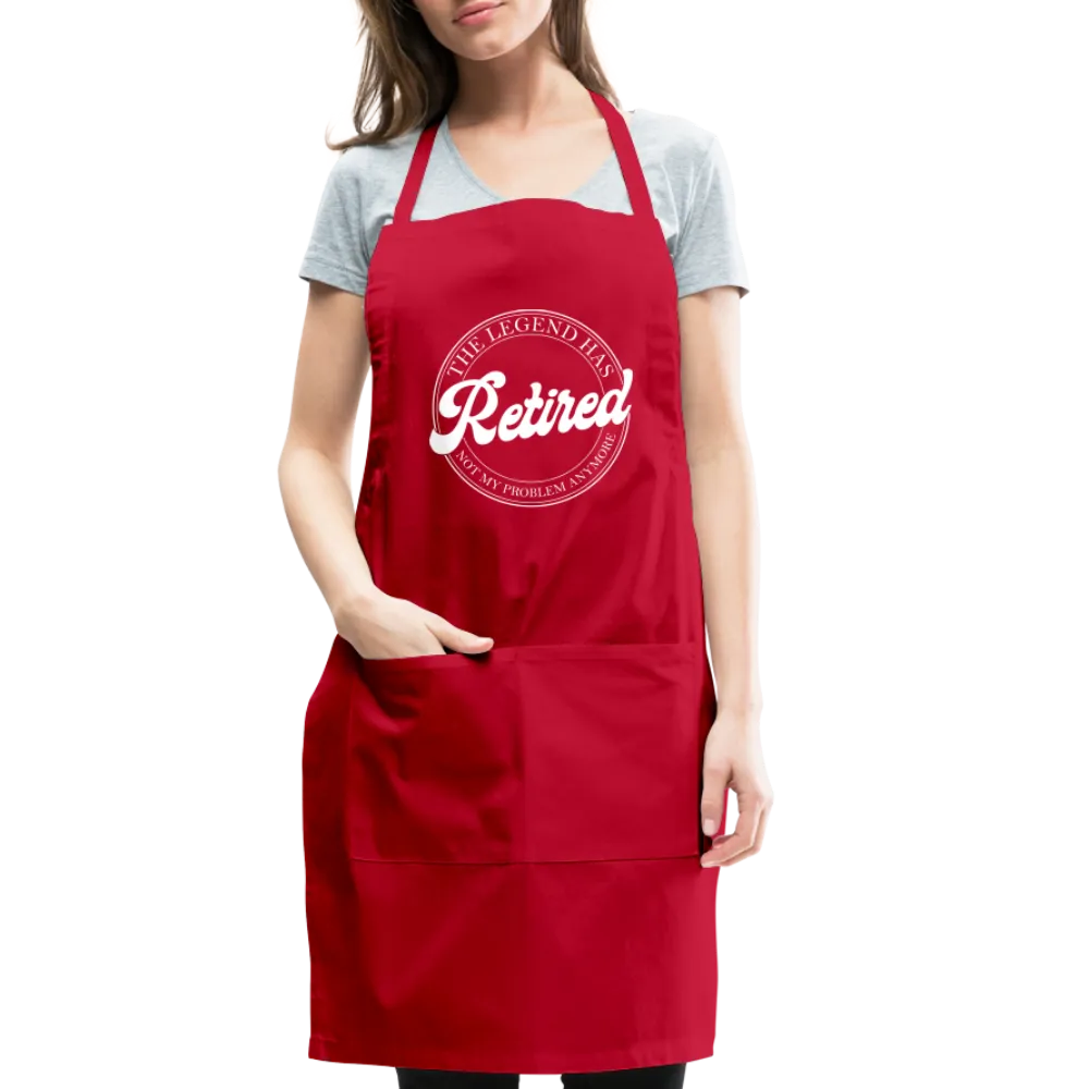 The Legend Has Retired Adjustable Apron