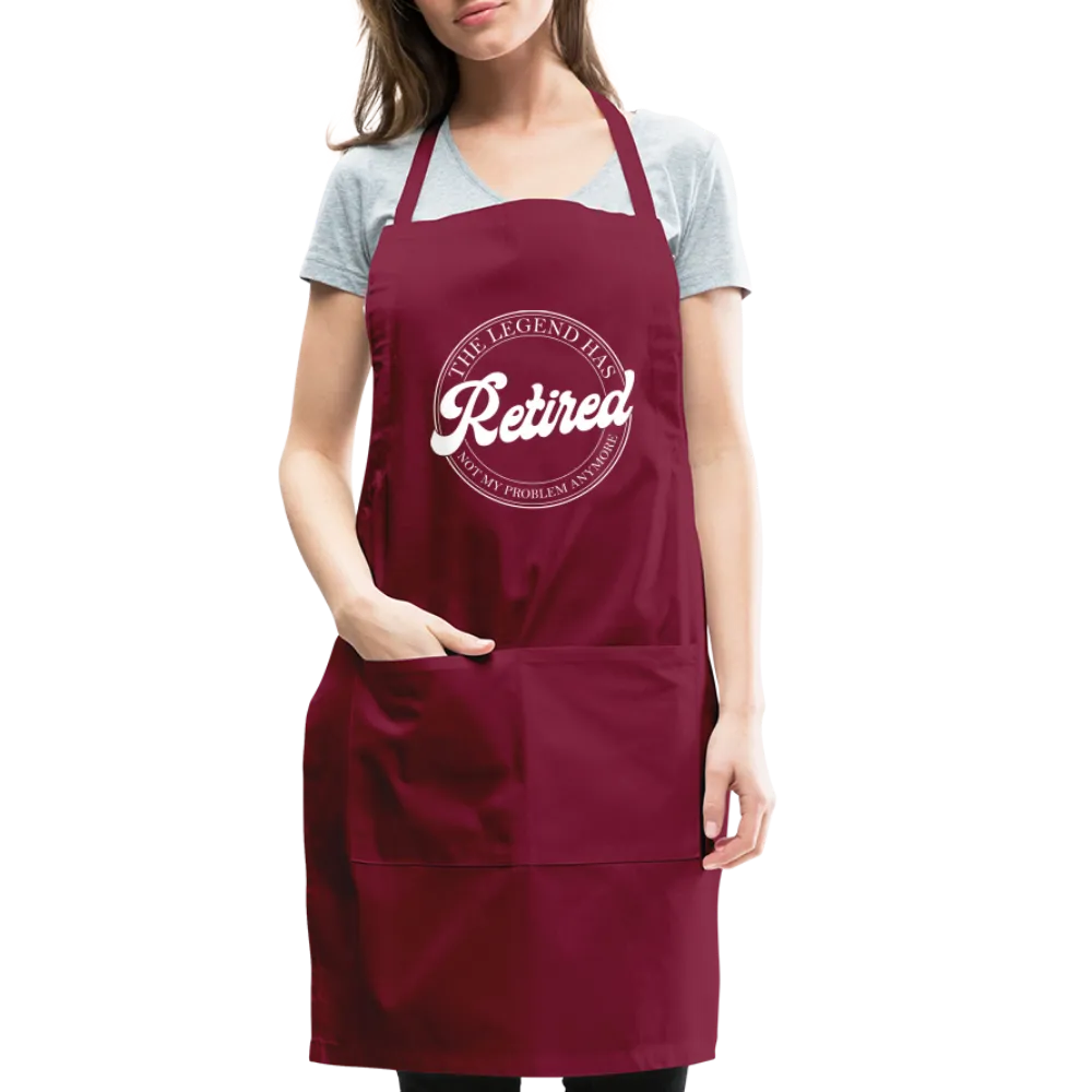 The Legend Has Retired Adjustable Apron