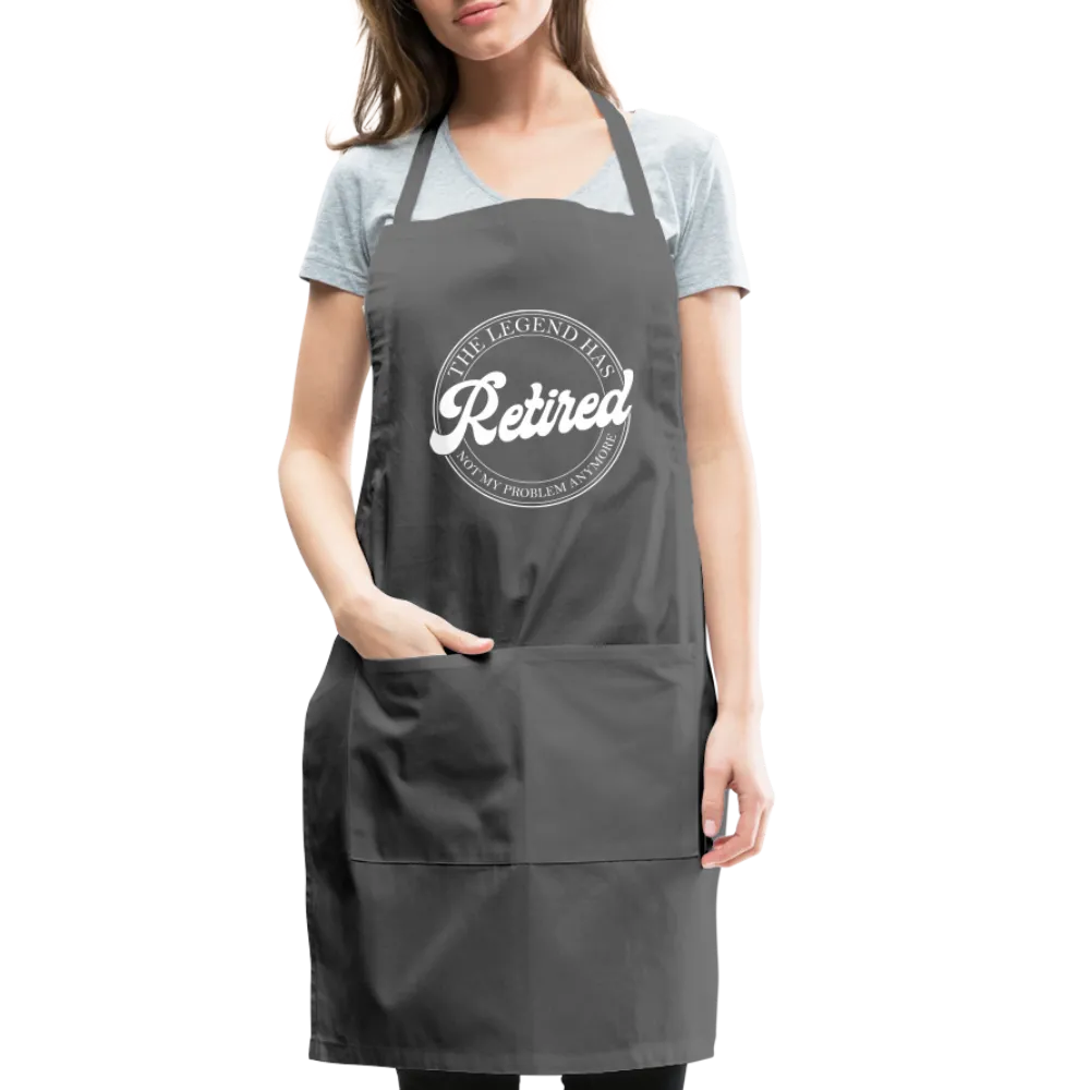 The Legend Has Retired Adjustable Apron