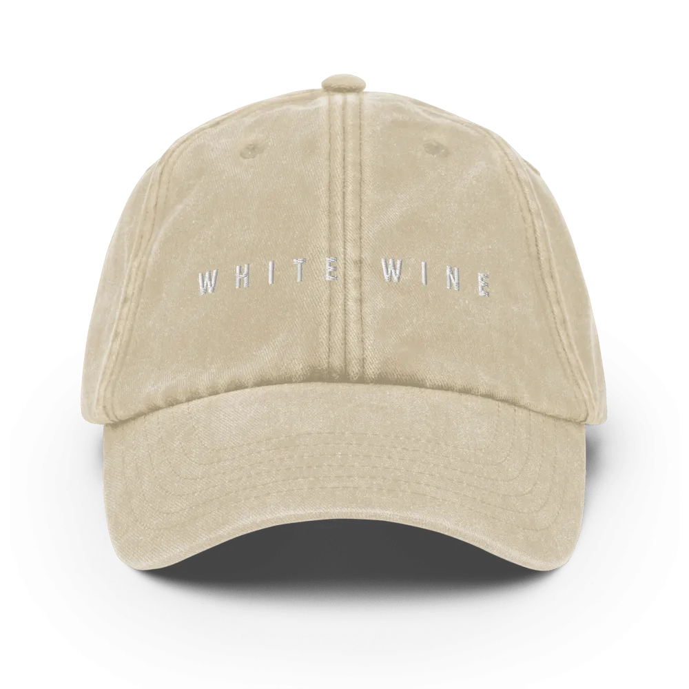 The White Wine Vintage Hat